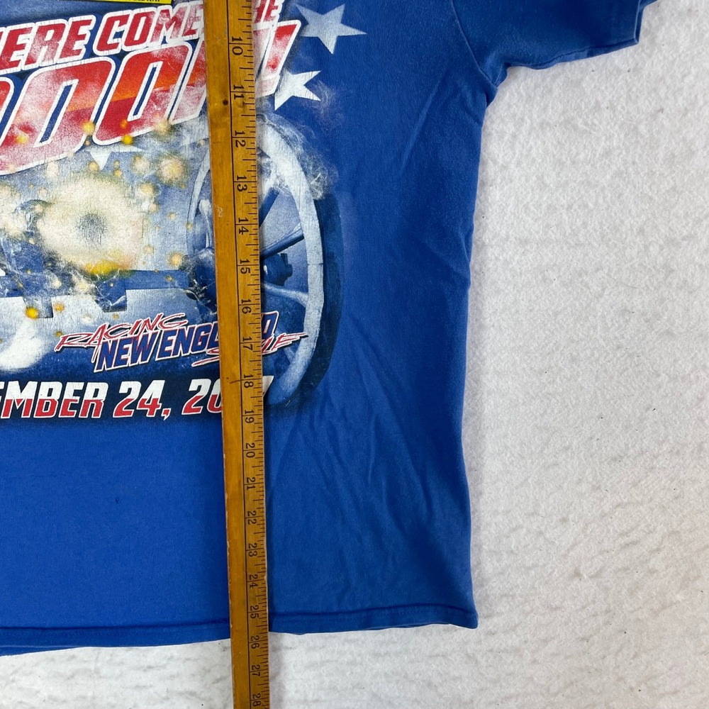 T-Shirt Mens XL Blue ISM Connect 300 Racing New Hampshire 2017 - Picture 6 of 6